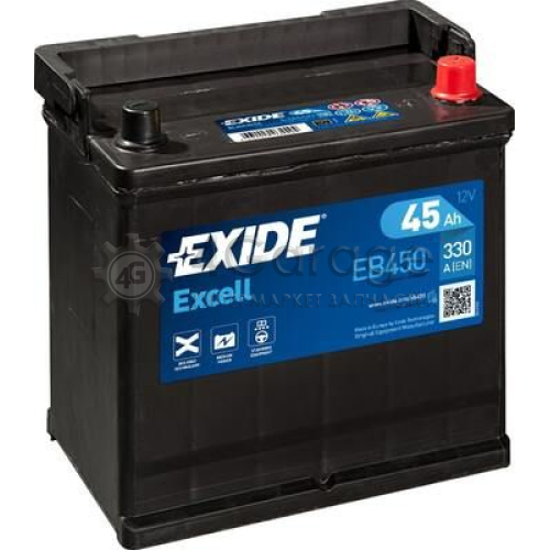 EXIDE EB450 Аккумулятор автомобильный EXIDE EB450 45 Ач