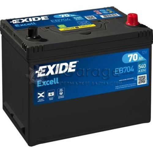 Аккумулятор автомобильный EXIDE EB704 70 Ач EXIDE EB704 в Нижнем Новгороде