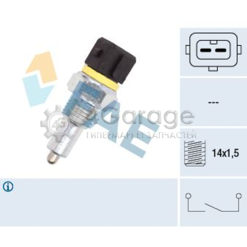 FAE 40570 Выключатель фара заднего хода