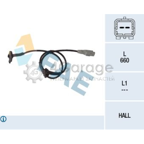 FAE 78117 Датчик частота вращения колеса