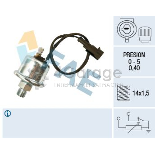 FAE 14010 Датчик давление масла