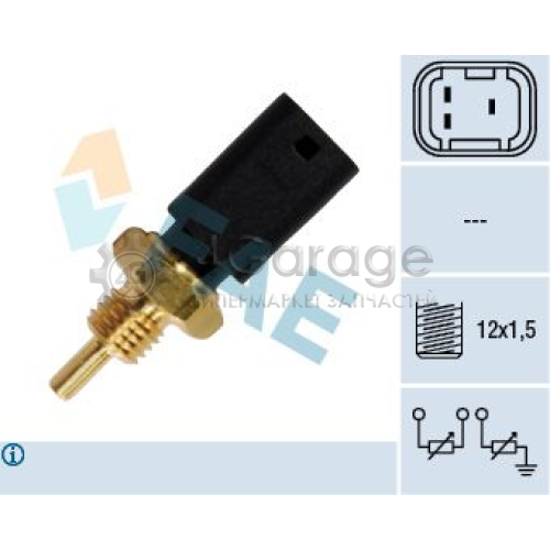 FAE 33721 Датчик температура охлаждающей жидкости