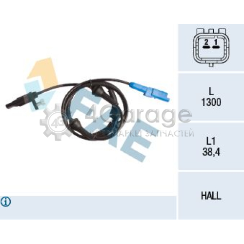 FAE 78089 Датчик частота вращения колеса