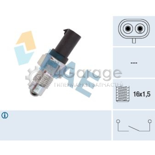 FAE 40920 Выключатель фара заднего хода