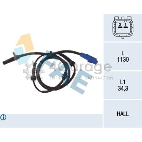 FAE 78034 Датчик частота вращения колеса