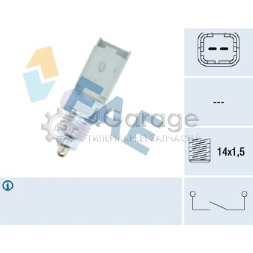 FAE 40491 Выключатель фара заднего хода