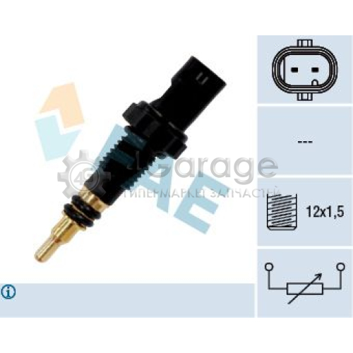 FAE 33890 Датчик температура охлаждающей жидкости