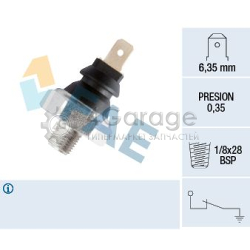 FAE 11610 Датчик давления масла