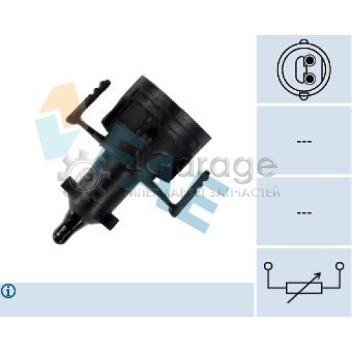 FAE 33503 Датчик температура впускаемого воздуха
