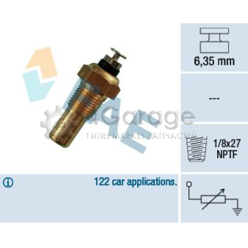 FAE 32070 Датчик температура охлаждающей жидкости