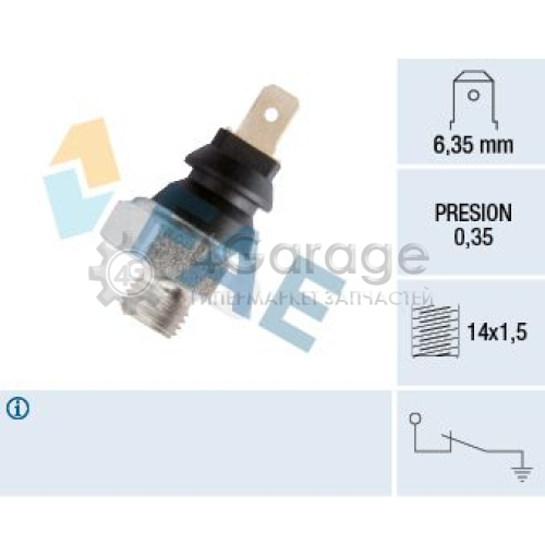 FAE 11410 Датчик давления масла