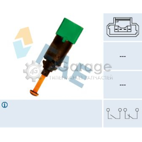 FAE 24899 Выключатель фонаря сигнала торможения