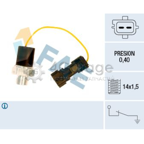 FAE 12650 Датчик давления масла