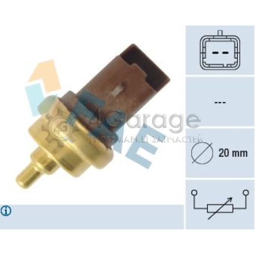 FAE 33708 Датчик температура охлаждающей жидкости