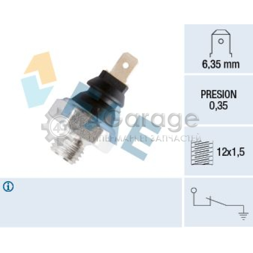 FAE 11200 Датчик давления масла