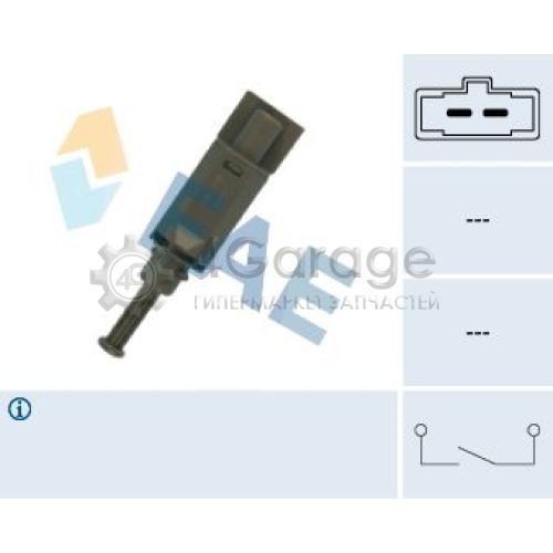 FAE 24772 Выключатель привод сцепления (Tempomat)