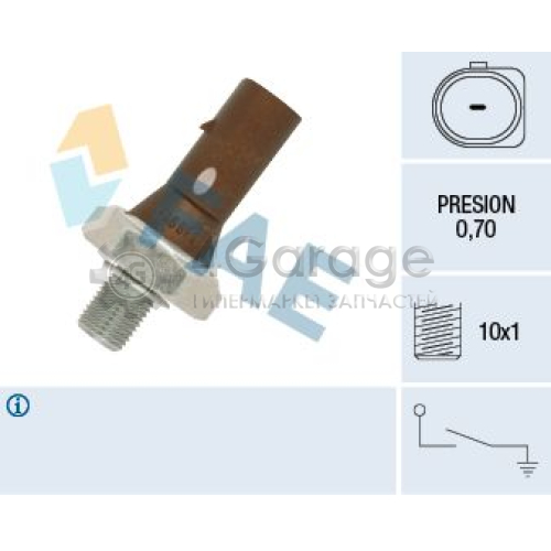 FAE 12890 Датчик давления масла
