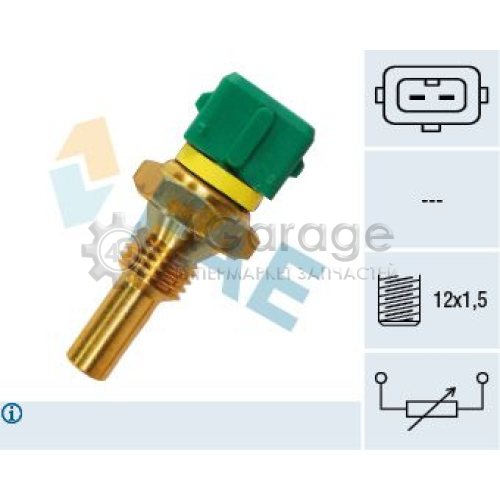 FAE 33120 Датчик температура головки цилиндров