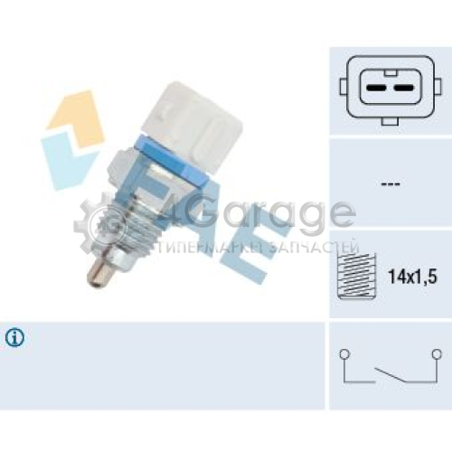 FAE 40650 Выключатель фара заднего хода
