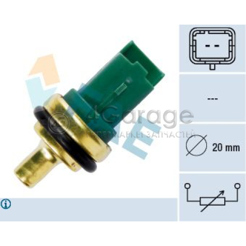 FAE 33706 Датчик температура охлаждающей жидкости