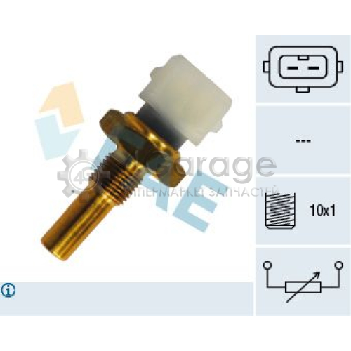 FAE 33140 Датчик температура головки цилиндров