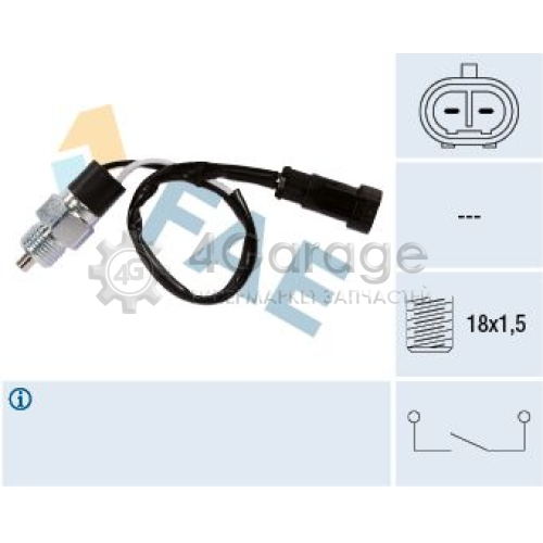 FAE 40831 Выключатель фара заднего хода