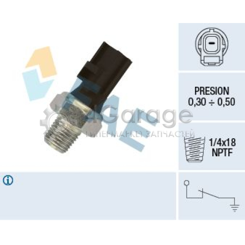FAE 12610 Датчик давления масла