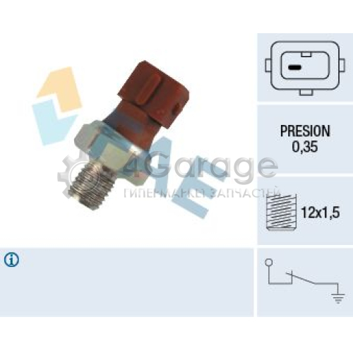 FAE 12410 Датчик давления масла