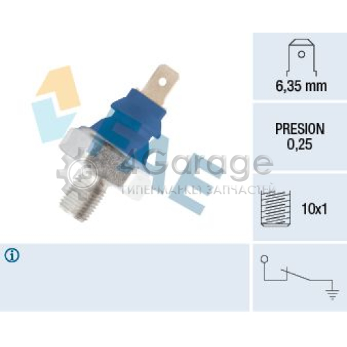 FAE 11690 Датчик давления масла
