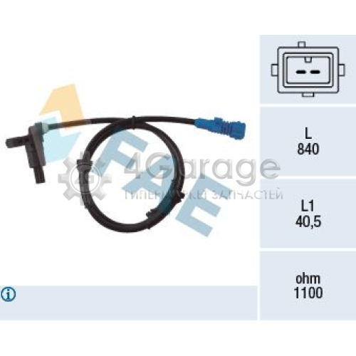 FAE 78022 Датчик частота вращения колеса
