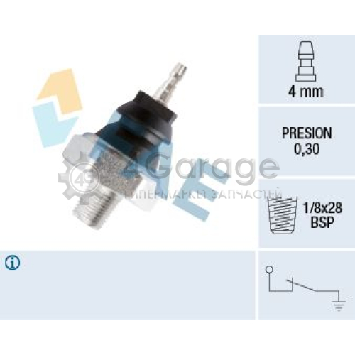 FAE 12230 Датчик давления масла