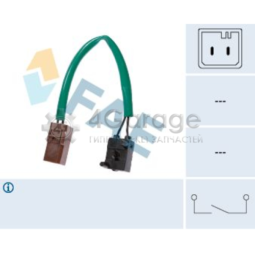 FAE 24905 Выключатель привод сцепления (Tempomat)