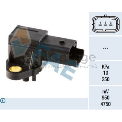 FAE 15017 Датчик давление во впускной трубе