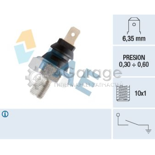 FAE 12970 Датчик давления масла