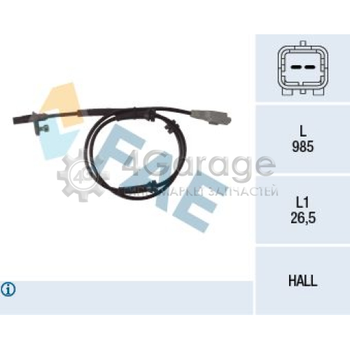 FAE 78118 Датчик частота вращения колеса