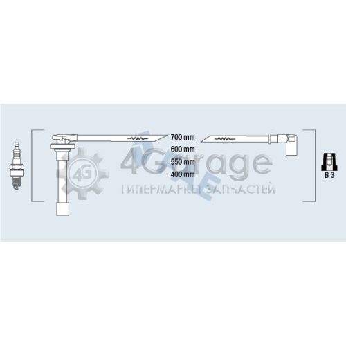 FAE 85811 Комплект проводов зажигания в Красноярске
