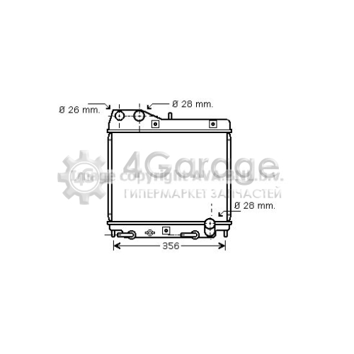 AVA QUALITY COOLING HD2161 Радиатор охлаждение двигателя