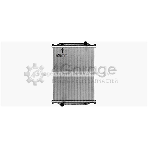 AVA QUALITY COOLING RE2141N Радиатор охлаждение двигателя