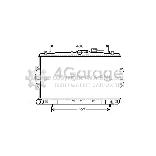 AVA QUALITY COOLING HYA2047 Радиатор охлаждение двигателя