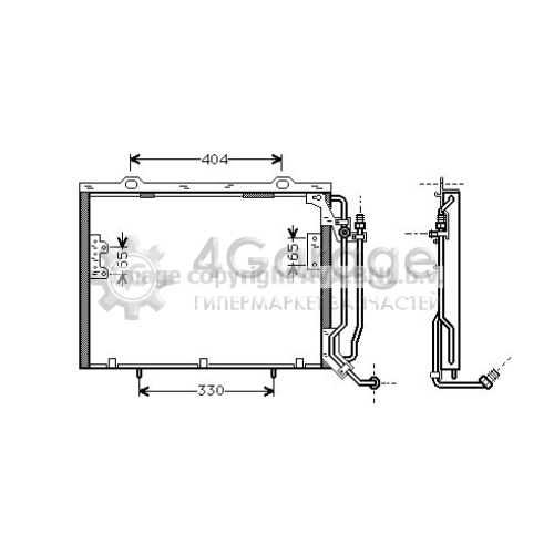 Конденсатор кондиционер AVA QUALITY COOLING MSA5279 в Нижнем Новгороде