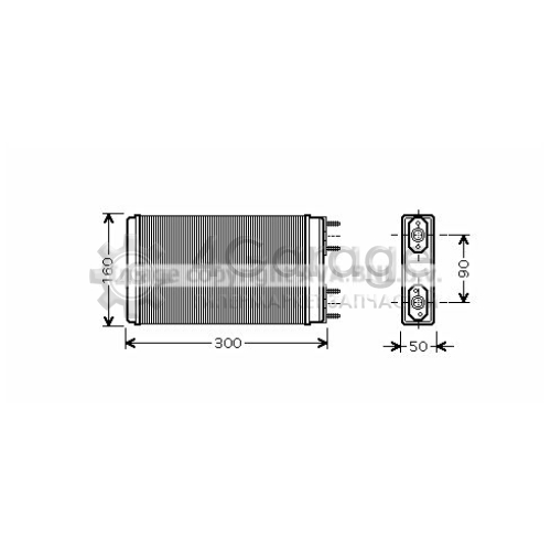 Теплообменник отопление салона AVA QUALITY COOLING LA6019 в Москве