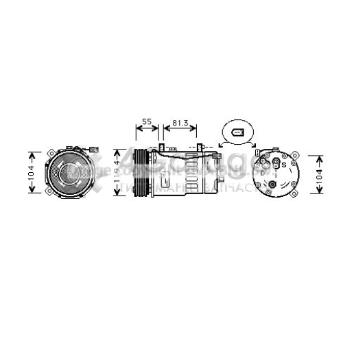AVA QUALITY COOLING AIAK003 Компрессор кондиционер в Красноярске
