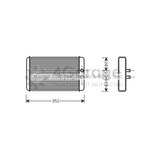 Теплообменник отопление салона AVA QUALITY COOLING FTA6265 в Нижнем Новгороде