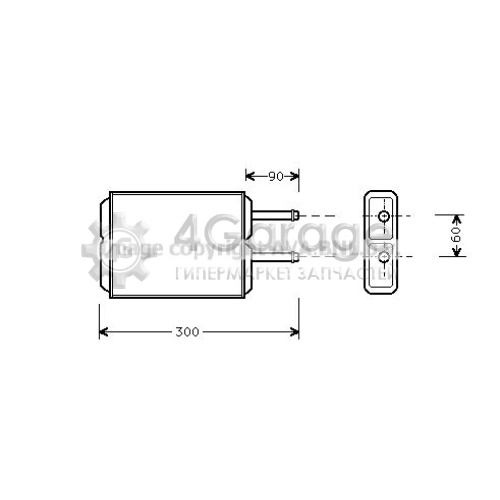 AVA QUALITY COOLING MZ6124 Теплообменник отопление салона в Красноярске