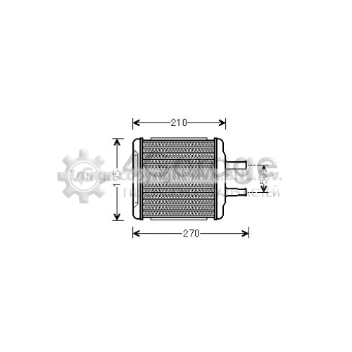Теплообменник отопление салона AVA QUALITY COOLING DWA6088 в Нижнем Новгороде