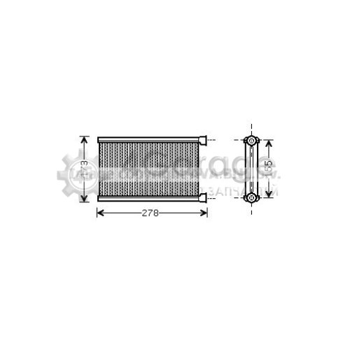 Теплообменник отопление салона AVA QUALITY COOLING BW6344 в Нижнем Новгороде