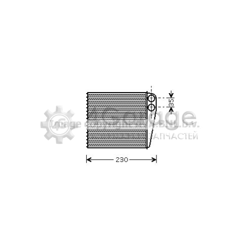 Теплообменник отопление салона AVA QUALITY COOLING VNA6229 в Нижнем Новгороде