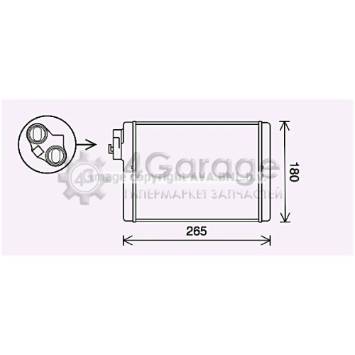 AVA QUALITY COOLING AI6408 Теплообменник отопление салона в Красноярске