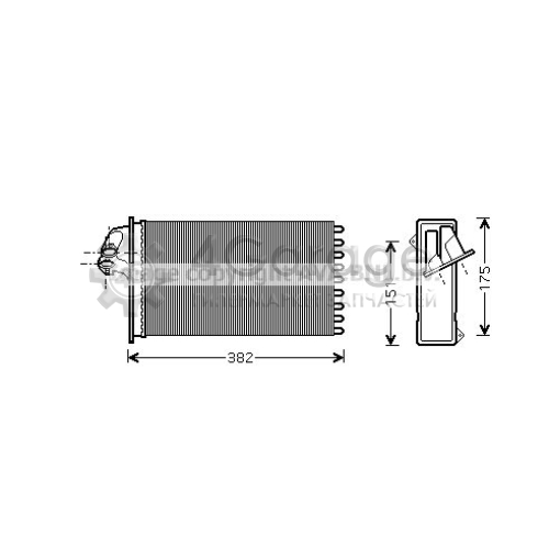 Теплообменник отопление салона AVA QUALITY COOLING MSA6355 в Нижнем Новгороде