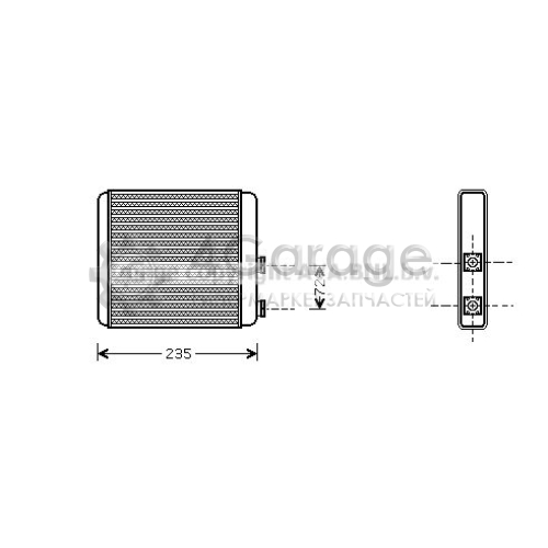 Теплообменник отопление салона AVA QUALITY COOLING OL6321 в Нижнем Новгороде